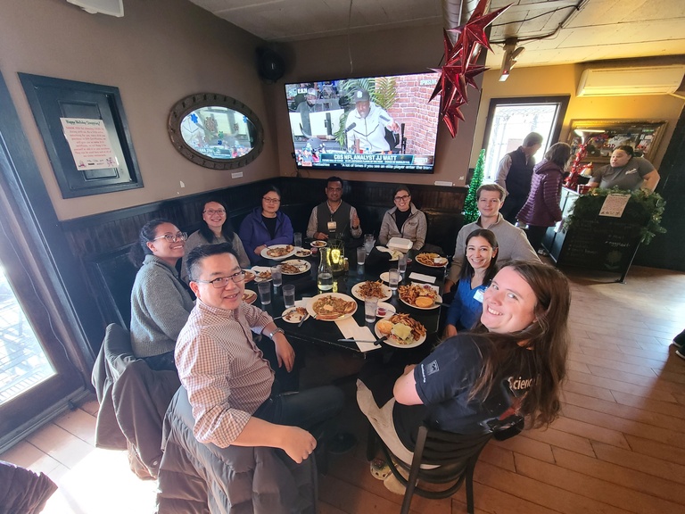 202 Christmas lab lunch out