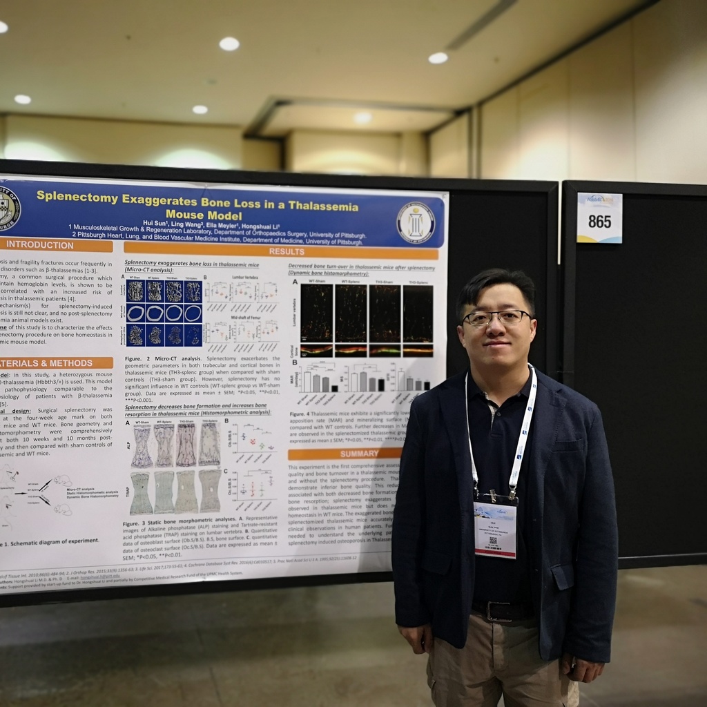 Dr. Hui Sun attending ASBMR 2019