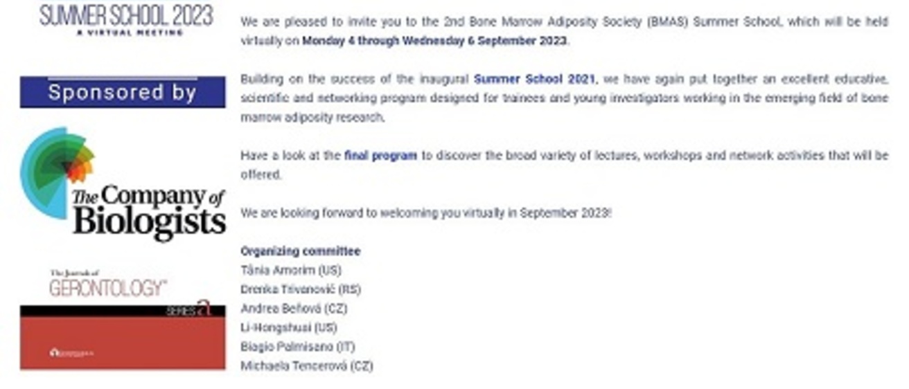 BMAS summer school 2023